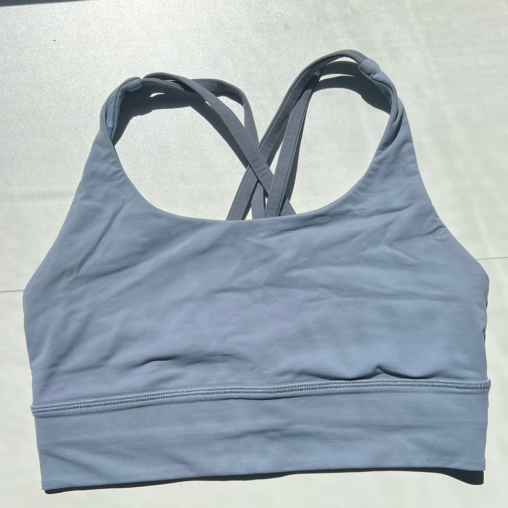 Light Blue Lulu Lemon Sports Bra